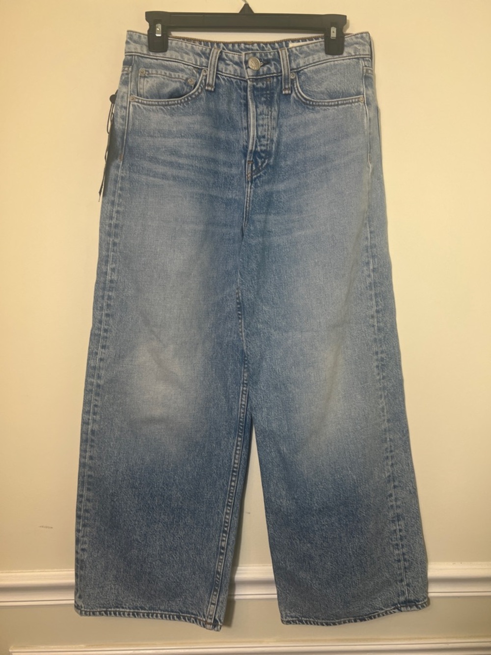 Rag & Bone Maya High-Rise Ankle Wide Leg Jeans - Picture 3 of 7